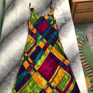 Multi-Color Sleeveless Dress